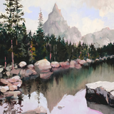 Lone Eagle Peak Print by Noelle Phares