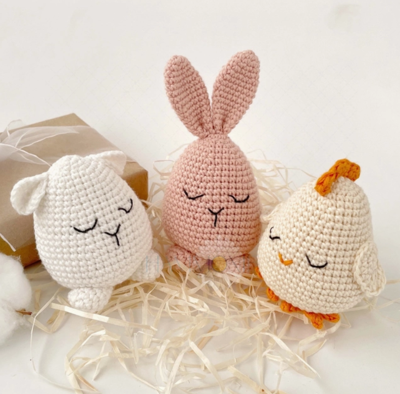 Crochet Easter Eggs - 3 Styles