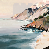 Hazy and Honeyed Print by Noelle Phares