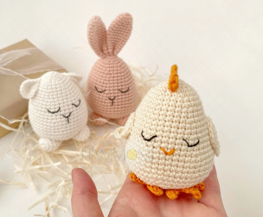 Crochet Easter Eggs - 3 Styles