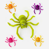 Flocked Giant Spider - 6 Colors