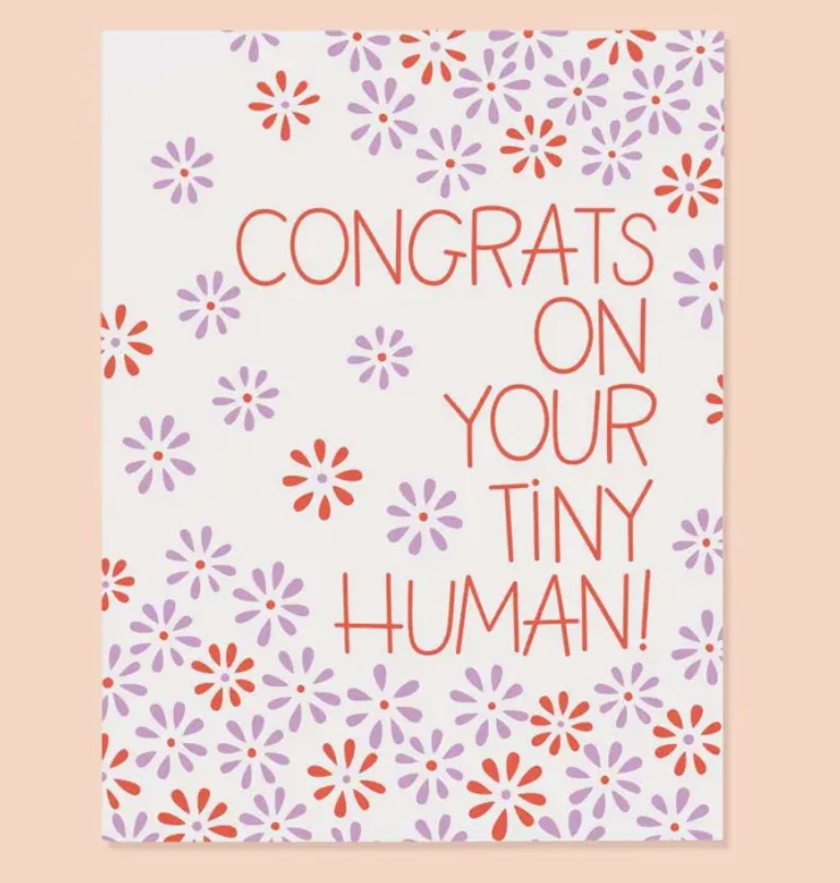 Tiny Human Greeting Card