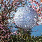 Soji Stella Metallic Blue Boho Solar Globe