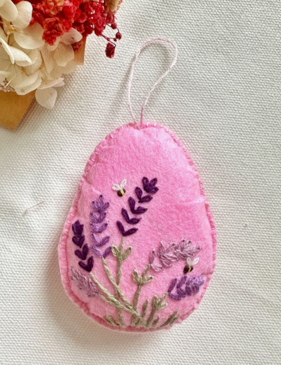 Felt Ornaments with Hand Embroidery - 7 Designs