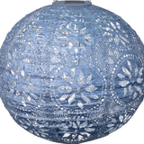 Soji Stella Metallic Blue Boho Solar Globe