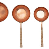 Stainless Steel Scoops, Set of 4, Copper Finish