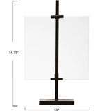 Floating Photo Frame with Metal Stand