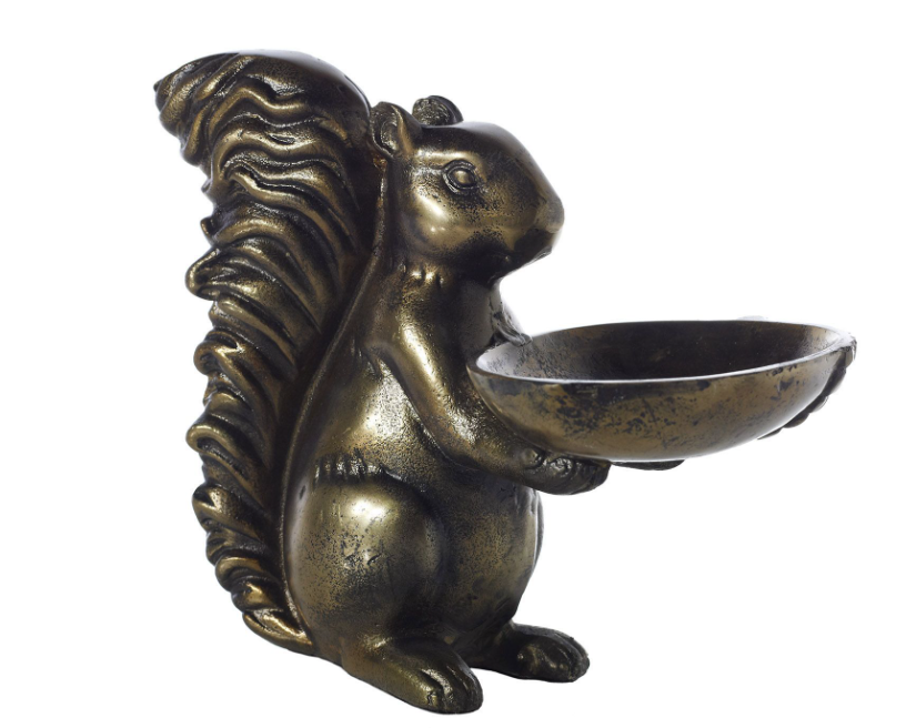 Bronze Squirrel Sculpture