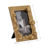 4 x 6 Gold Resin Spring Time Frame