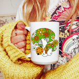 Groovy Retro Mushroom Mug - 5 Styles