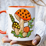 Groovy Retro Mushroom Mug - 5 Styles