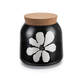 Bold Floral Cork Lid Canister - 2 Styles/2Sizes