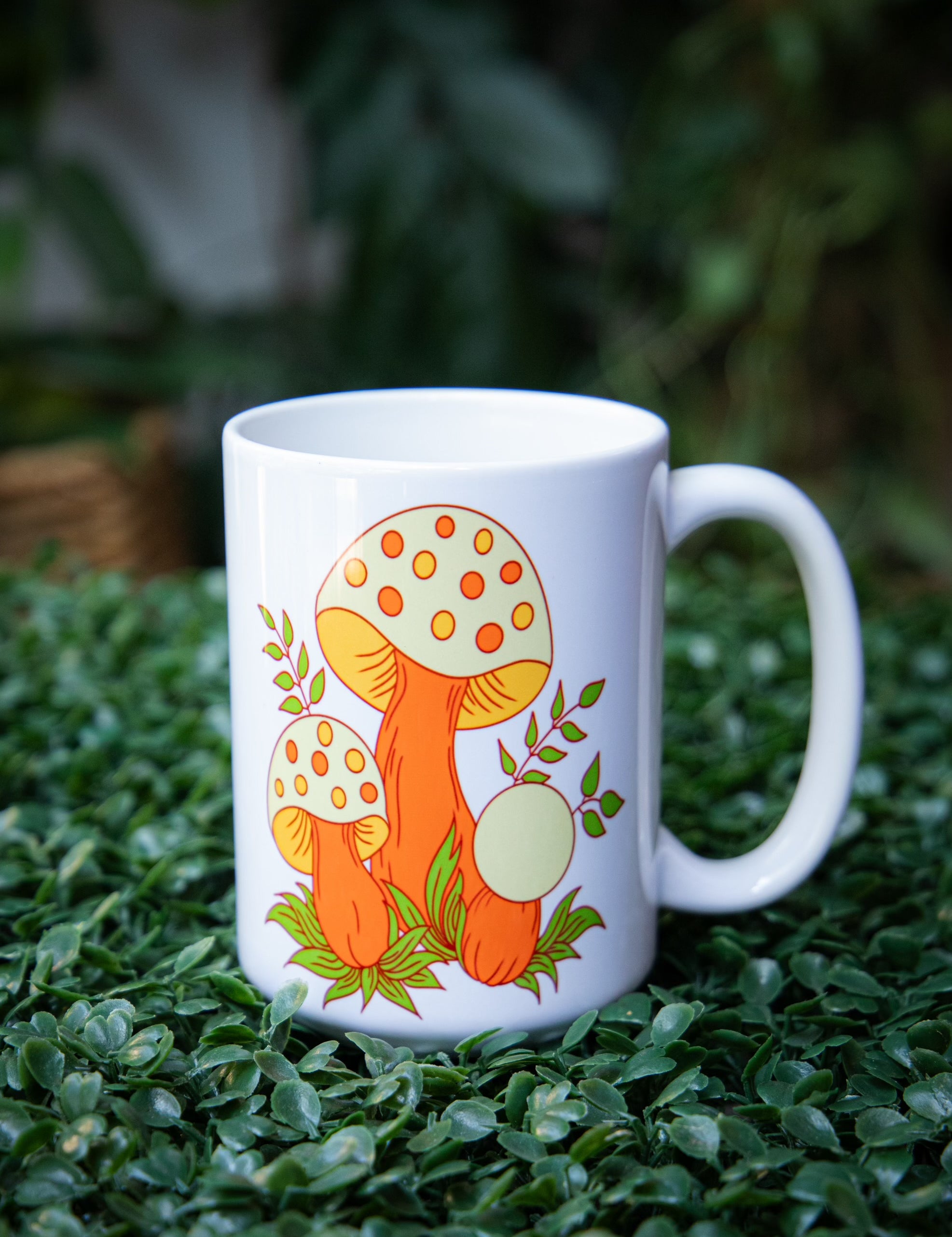 Groovy Retro Mushroom Mug - 5 Styles