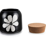 Bold Floral Cork Lid Canister - 2 Styles/2Sizes