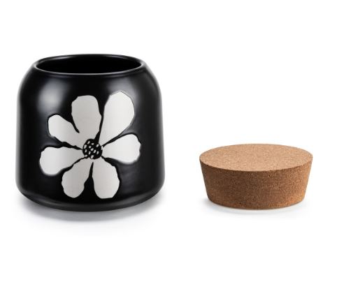 Bold Floral Cork Lid Canister - 2 Styles/2Sizes