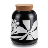 Bold Floral Cork Lid Canister - 2 Styles/2Sizes