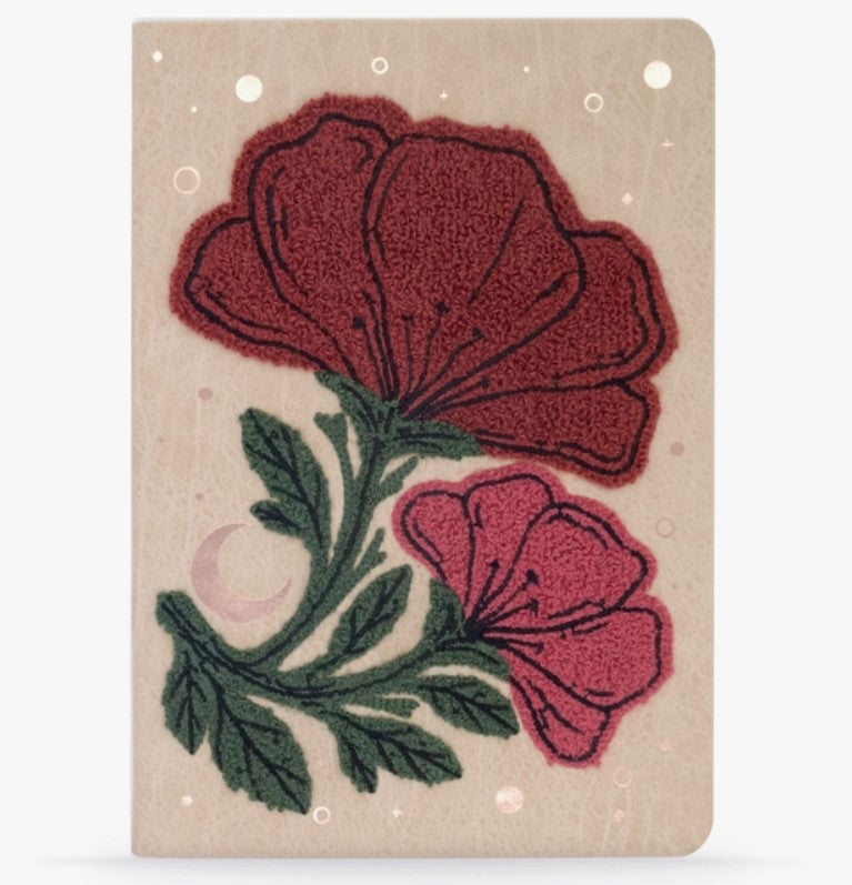Double Bloom Embroidered Journal