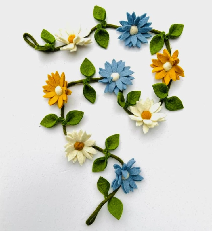 Floral Felt Garlands - 4 Styles