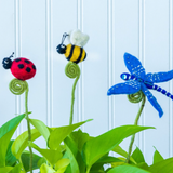 Felted Garden Frond Friends - 6 Styles