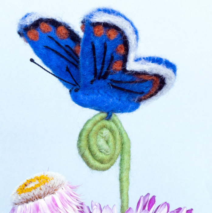 Felted Garden Frond Friends - 6 Styles