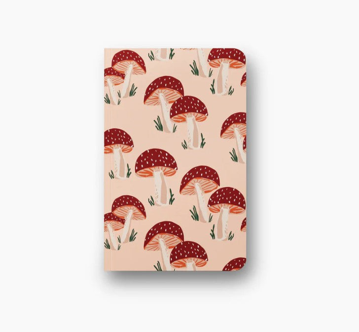 Peach Mushrooms Classic Layflat Notebook