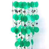 Jade Green Capiz Shell and Mirror Wind Chime