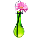 Green Hanging Drop Bottle Propagation Vase