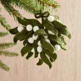 Mistletoe Leaf Ornament