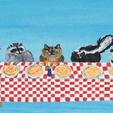 Pizza Party Art Print