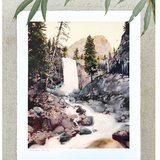 Vernal Falls Print by Noelle Phares