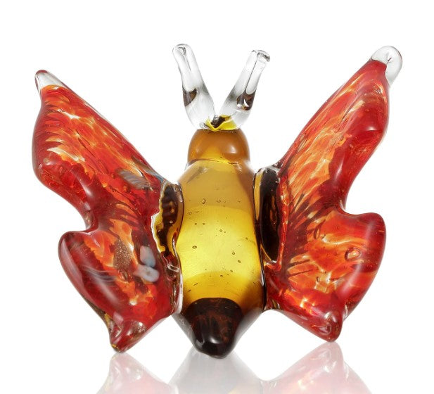 Art Glass Fire Butterfly - 2 Colors