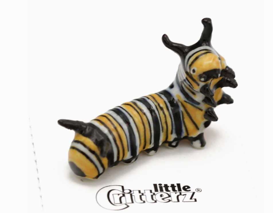 Jojo Monarch Caterpillar Porcelain Miniature