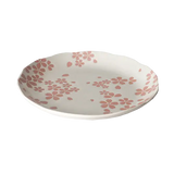 Hasui Sakura White Porcelain Round Dinner Plate