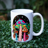 Groovy Retro Mushroom Mug - 5 Styles