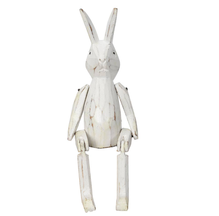 Moveable Wood Bunny - 2 Sizes