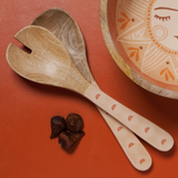 Soleil Mango Wood Salad Server Set