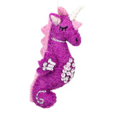 Unicorn Seahorse Felt Ornament