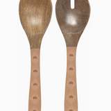 Soleil Mango Wood Salad Server Set