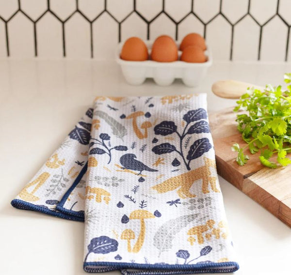 Fox & Feathers Tea Towel – ShopTansy