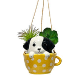 Pups In Cups Mini Hanging Planters - 3 Styles