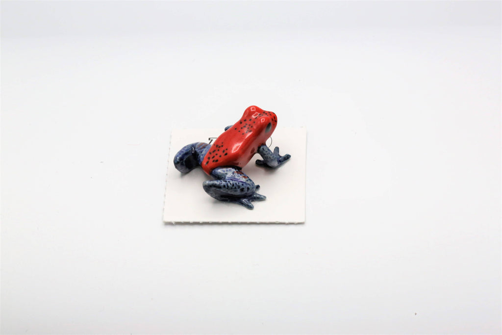 Strawberry Dart Frog Porcelain Miniature