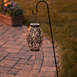 Copper Hanging Solar Light