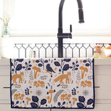 Fox & Feathers Tea Towel