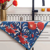 Icelandic Blue Poppies Tea Towel