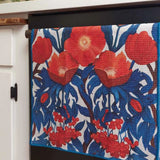 Icelandic Blue Poppies Tea Towel