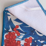 Icelandic Blue Poppies Tea Towel