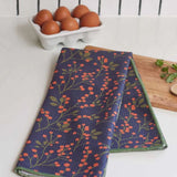 Orange Berries Tea Towel