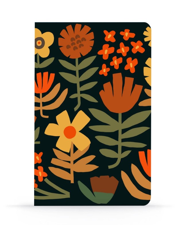 Chunky Flowers Classic Layflat Notebook