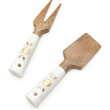 Indukala Moon Phase Cheese Knives - Set of 2