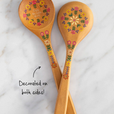 Wooden Spoon - Folk Flower